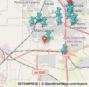 Mappa Via Fano, 81025 Marcianise CE, Italia (3.071)