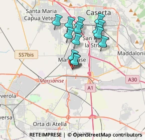 Mappa Via Fano, 81025 Marcianise CE, Italia (3.31857)