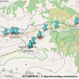 Mappa Via Tenente Porrino, 81021 Arienzo CE, Italia (2.2625)
