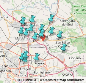 Mappa Via Cancello, 81027 Maddaloni CE, Italia (7.52529)