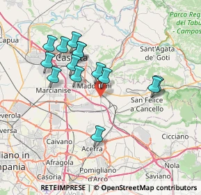 Mappa Via Cancello, 81027 Maddaloni CE, Italia (7.255)