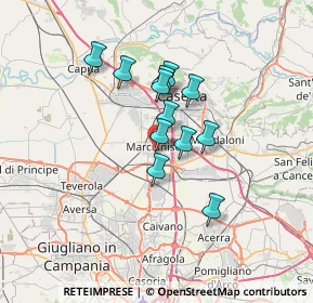 Mappa Via Riccardo Zandonai, 81025 Marcianise CE, Italia (5.295)