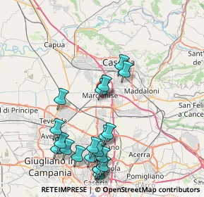 Mappa Via Riccardo Zandonai, 81025 Marcianise CE, Italia (9.5055)