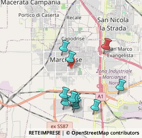 Mappa Via Riccardo Zandonai, 81025 Marcianise CE, Italia (2.12273)