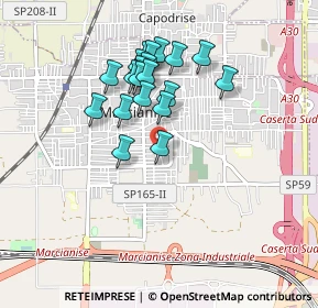 Mappa Via Riccardo Zandonai, 81025 Marcianise CE, Italia (0.8245)
