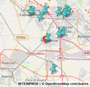 Mappa Via Tagliamento, 81025 Marcianise CE, Italia (4.72333)