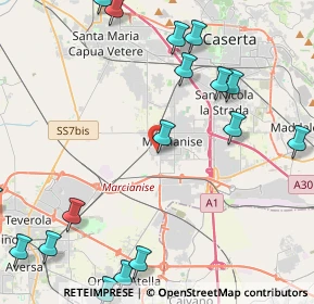 Mappa Via Tagliamento, 81025 Marcianise CE, Italia (6.30647)
