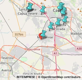 Mappa Via Tagliamento, 81025 Marcianise CE, Italia (5.26154)