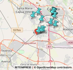 Mappa Via Tagliamento, 81025 Marcianise CE, Italia (4.4895)