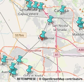 Mappa Via Tagliamento, 81025 Marcianise CE, Italia (6.99563)