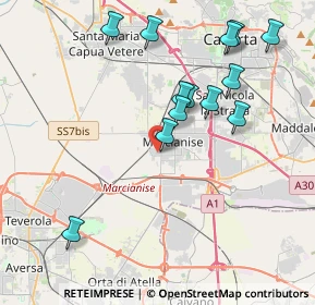 Mappa Via Tagliamento, 81025 Marcianise CE, Italia (4.38)