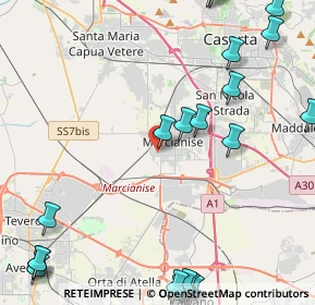 Mappa Via Tagliamento, 81025 Marcianise CE, Italia (6.7645)