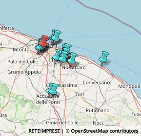 Mappa Viale Giacomo Saponaro Sindaco, 70016 Noicàttaro BA, Italia (11.3385)