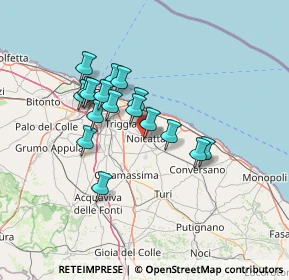 Mappa Viale Giacomo Saponaro Sindaco, 70016 Noicàttaro BA, Italia (12.03765)