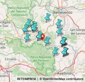 Mappa Via Iardino di sopra, 82017 Pannarano BN, Italia (6.79)