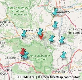 Mappa Via Iardino di sopra, 82017 Pannarano BN, Italia (8.52455)