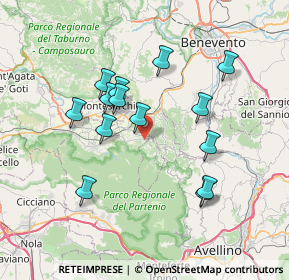 Mappa Via Iardino di sopra, 82017 Pannarano BN, Italia (7.14)