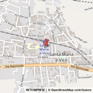Mappa Via Pasquale Carfora, 22, 81028 Santa Maria a Vico, Caserta (Campania)