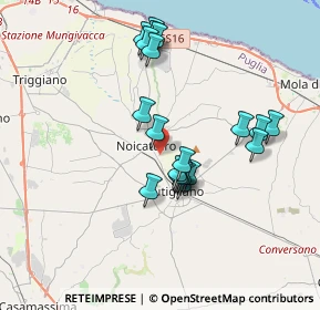 Mappa Via S. Francesco D 'Assisi, 70016 Noicattaro BA, Italia (3.5035)