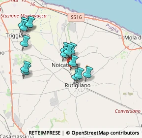 Mappa Via S. Francesco D 'Assisi, 70016 Noicattaro BA, Italia (3.77733)