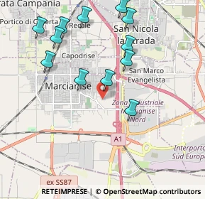 Mappa Viale Sossietta Scialla, 81025 Marcianise CE, Italia (2.28583)