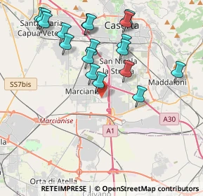 Mappa Viale Sossietta Scialla, 81025 Marcianise CE, Italia (4.48611)