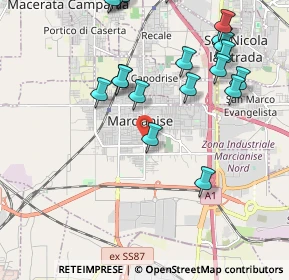 Mappa Via Tosti, 81025 Marcianise CE, Italia (2.59)
