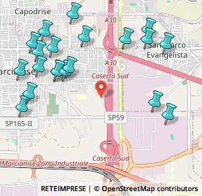 Mappa Marie e Pierre Curie, 81025 Marcianise CE, Italia (1.358)