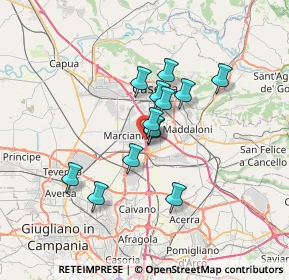 Mappa Marie e Pierre Curie, 81025 Marcianise CE, Italia (5.32231)