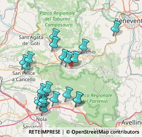Mappa Via N. S. Fatima, 83012 Cervinara AV, Italia (8.647)