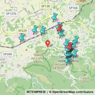 Mappa Via Quercino, 83018 San Martino Valle Caudina AV, Italia (1.056)