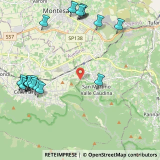 Mappa Via Quercino, 83018 San Martino Valle Caudina AV, Italia (3.159)