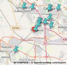 Mappa Via Monte Negro, 81025 Marcianise CE, Italia (4.41923)