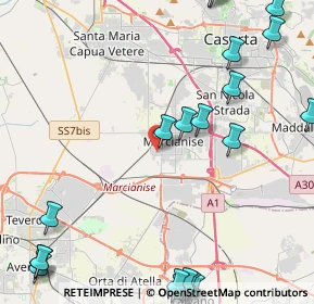 Mappa Via Monte Negro, 81025 Marcianise CE, Italia (6.7845)