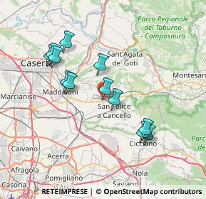 Mappa Via Pasquale Carfora, 81028 Santa Maria A Vico CE, Italia (7.32083)