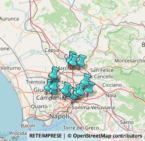 Mappa A1 Milano - Napoli, 81025 Marcianise CE, Italia (10.80625)