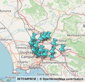 Mappa A1 Milano - Napoli, 81025 Marcianise CE, Italia (10.90556)