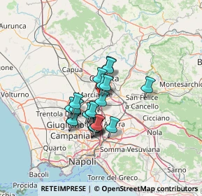 Mappa A1 Milano - Napoli, 81025 Marcianise CE, Italia (9.949)