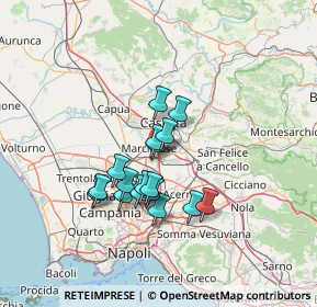 Mappa A1 Milano - Napoli, 81025 Marcianise CE, Italia (11.22882)