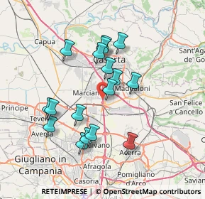 Mappa A1 Milano - Napoli, 81025 Marcianise CE, Italia (6.99588)