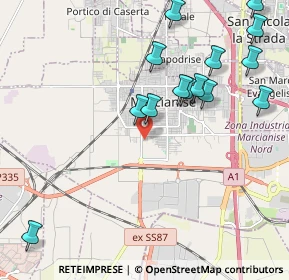 Mappa Via Modena, 81025 Marcianise CE, Italia (2.51357)