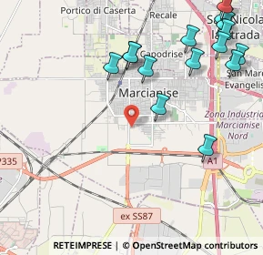 Mappa Via Modena, 81025 Marcianise CE, Italia (3.183)
