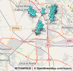 Mappa Via Modena, 81025 Marcianise CE, Italia (4.446)