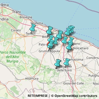 Mappa 70020 Binetto BA, Italia (11.39684)