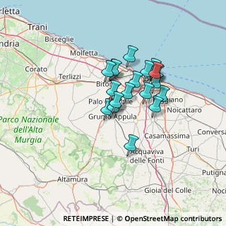 Mappa 70020 Binetto BA, Italia (10.6655)