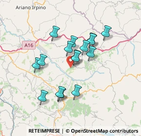 Mappa 83040 Carife AV, Italia (6.2575)