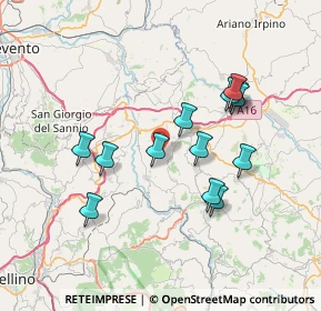 Mappa SP57, 83036 Mirabella Eclano AV, Italia (7.10385)