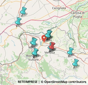 Mappa S.S. 93 KM 57, 85024 Lavello PZ, Italia (13.13071)