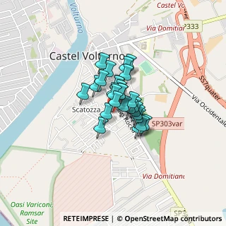 Mappa Via Federico Confalonieri, 81030 Castel Volturno CE, Italia (0.225)