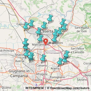 Mappa Via Tagliatelle Zona, 81020 San Marco Evangelista CE, Italia (7.93)